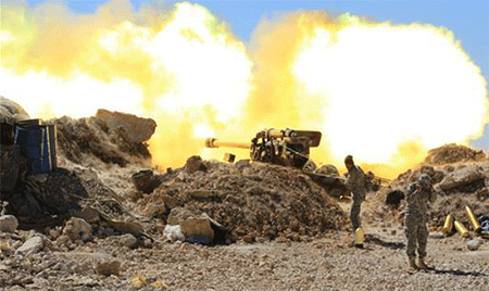 Hezbolá ataca las posiciones terroristas